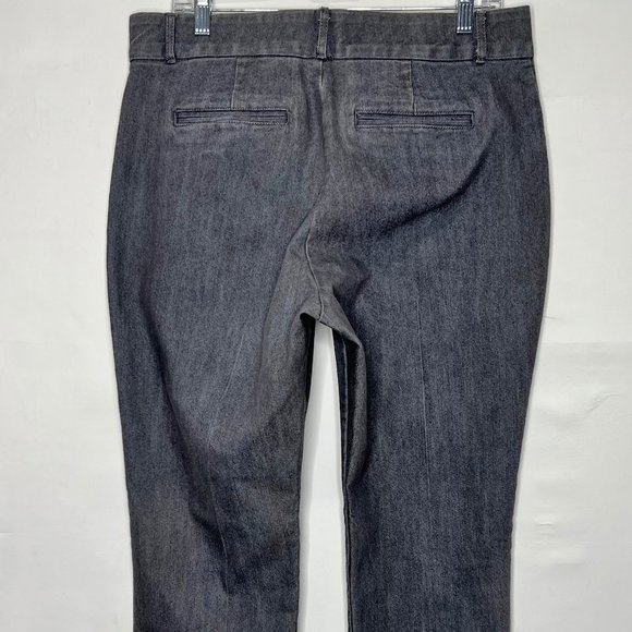 (SOLD)Gloria Vanderbilt Pants sz 12 Gray Trouser Jean Business Casual Stretch - Picture 5 of 9